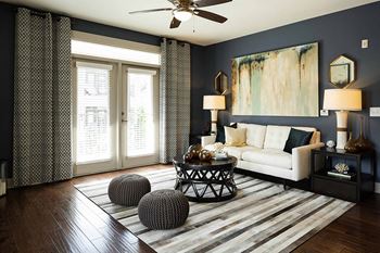 Ceiling fans with lighting in bedrooms and living rooms